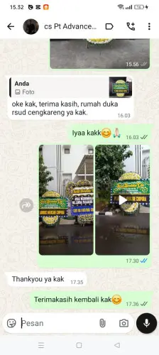 Testimonial Papan Bunga Pernikahan margonda