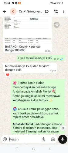 Testimonial Papan Bunga margonda